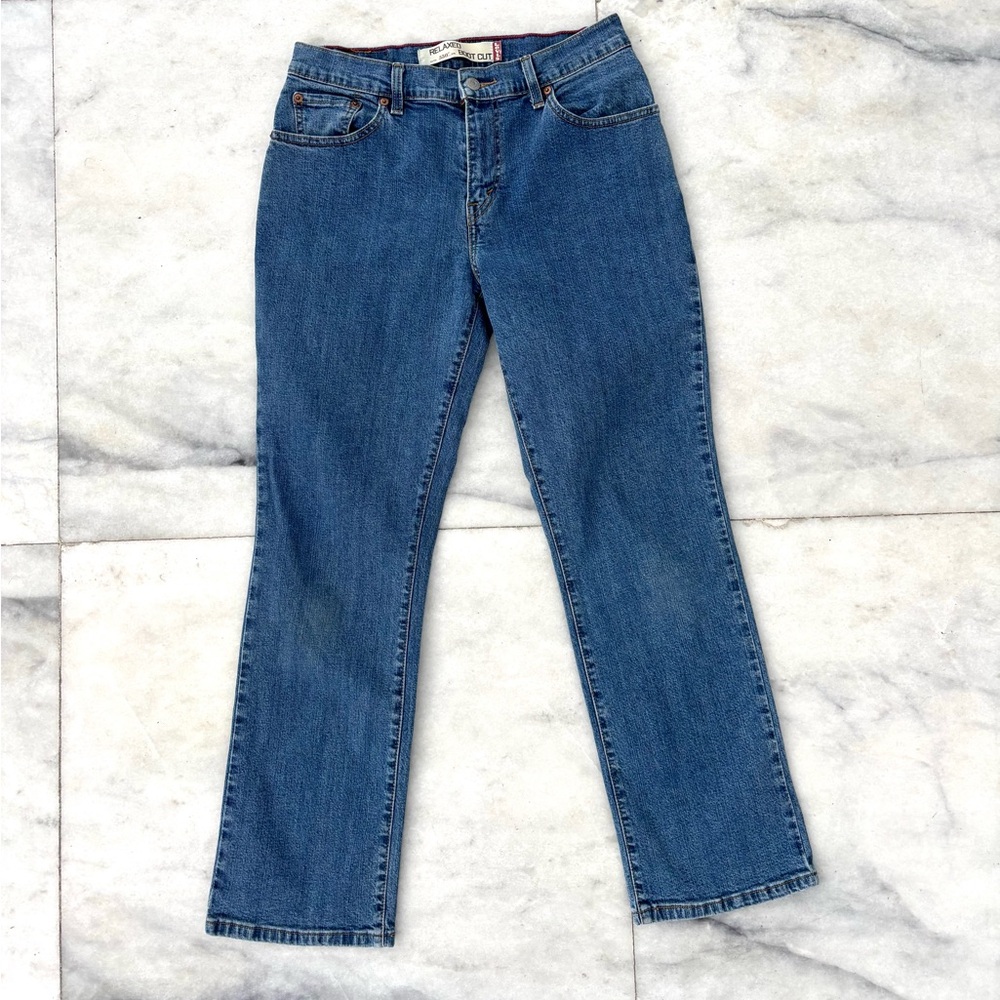 Y2K Levi’s 550 Jeans Relaxed Bootcut Medium Wash Mid Rise Womens 8P